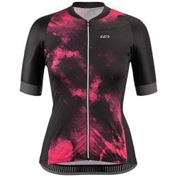 Louis Garneau Womens Cycling Skin-X Jersey 2 Fitted Medium Coral Black  White SS