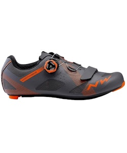 Northwave | Storm Road Shoes Men's | Size 46 in Anthracite/Lobster Orange