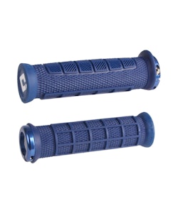 ODI | Elite Pro Lock-on Grips Navy Blue With Blue Clamps