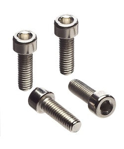 ODI | Lock on Clamp Replacement Bolts | Silver | 4 Pack, Bolts Only