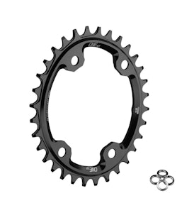 OneUp Components | XT/SLX 96 Bcd Oval Ring | Black | 30 Tooth, 96 Bcd