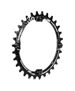Oneup Components | 104 Bcd Oval Chainring | Black | 30 Tooth, 104 Bcd | Aluminum