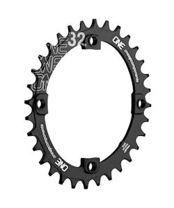 OneUp Components | 104 Bcd Oval Chainring | Black | 32 Tooth, 104 Bcd | Aluminum
