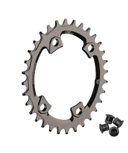 OneUp Components | XTR M9000 Oval Ring | Grey | 32 Tooth, 96 Bcd
