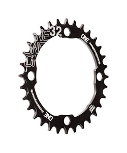 OneUp Components | 104 Bcd Chainring | Black | 32 Tooth | Aluminum