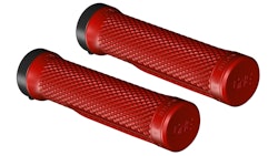 Oneup Components | Lock-On Grips Red | Rubber