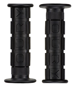 Oury | Single Compound Flanged Grip Black
