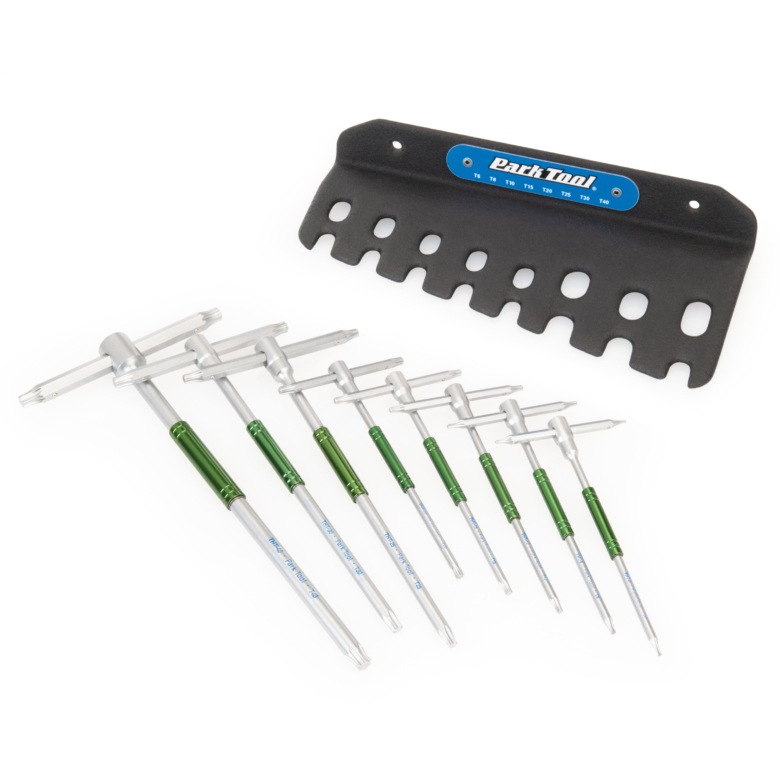 Park Tool Fold-up Torx Compatible Wrench Set Tws-2 Green T7 to T40 for sale online 