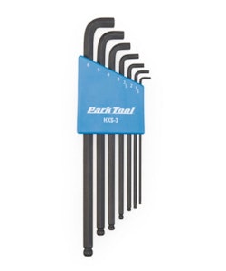 Park Tool | Hxs-3 Stubby Hex Wrench Set 1.5Mm To 6Mm Wrench Set
