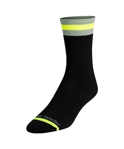Pearl Izumi | Flash Reflective Sock Men's | Size Large In Black/screaming Yellow