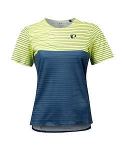 Pearl Izumi | Women's Launch Top | Size Extra Small in Sunny Lime/Dark Denim Frequency