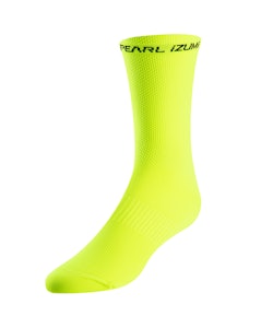 Pearl Izumi | Elite Tall Socks Men's | Size Medium In Screaming Yellow
