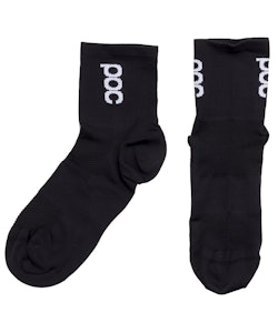 Poc | Essential Road Lt Cycling Socks Men's | Size Large in Uranium Black