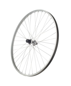 Dimension | Quality Wheels 700C Single Wall Wheel | Silver | 135Mm, W/y2000 Rim, Freewheel | Aluminum