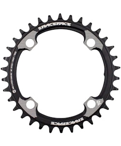 Race Face | 4 Bolt 12 Speed Shimano Chainring | Black | 34 Tooth, 104 Bcd | Aluminum