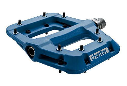 blue metal mtb pedals