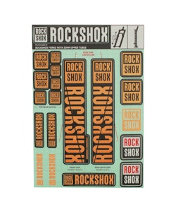Rockshox | 35Mm Decal Kit Orange