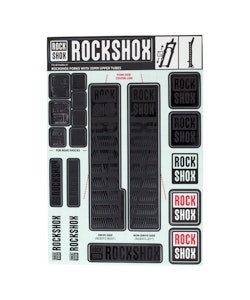 Rockshox | 35mm Decal Kit Stealth Black