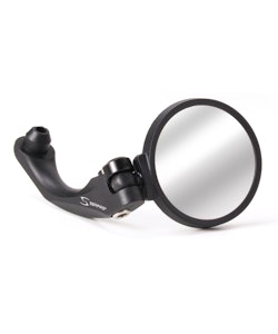 Serfas | 62mm Stainless Lens Barend Mirror | Black | Bar End