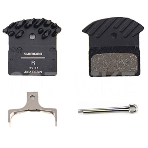 Shimano L04c Metal Disc Brake Pads With Fin for Flat Mount Br-rs805 Br Rs505 R for sale online 