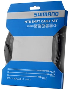Shimano | Mtb Stainless Shift Cable Set | Black | Stainless Cables Sp41 Housing Set