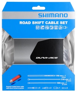 Shimano | Dura-Ace Polymer Shift Cable Set Polymer-Coated Deraileur Cable Set Grey