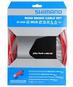 Shimano | Dura-Ace R9000 Brake Cable Set Polymer-Coated Brake Cable Set Red