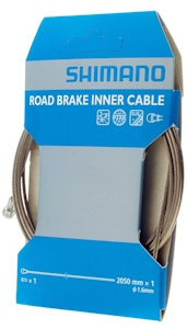 Shimano | Sil-Tec Coated Road Brake Cable Single, 1.6X2050Mm, Sil-Tec Coated