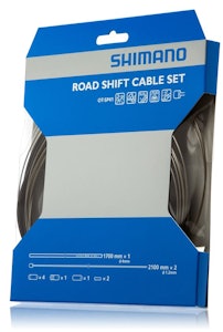 Shimano | Stainless Road Shift Cable Set Stainless 2100Mm Cable, Sp41 | Black | House