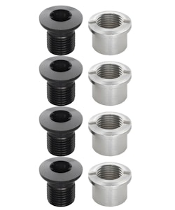 Shimano | Chainring Bolts | Silver | 9Mm, Double, Set/4