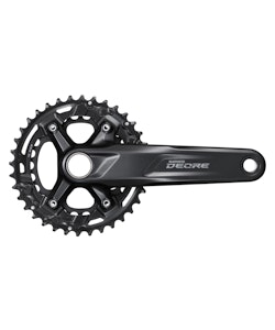 Shimano | Deore FC-M4100-2 10 Speed Crankset 170mm, 36/26 Tooth, 48.8 mm Chainline, Non-Boost | Aluminum