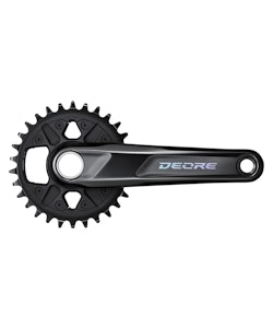 Shimano | Deore Fc-M6100-1 12 Speed Crankset 170Mm, 30 Tooth, 52Mm Chainline, Non-Boost | Aluminum