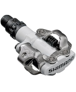 Shimano | Pd-M520 Spd Bike Pedals Pd-M520 | White | Pair W/spd Cleats | Aluminum