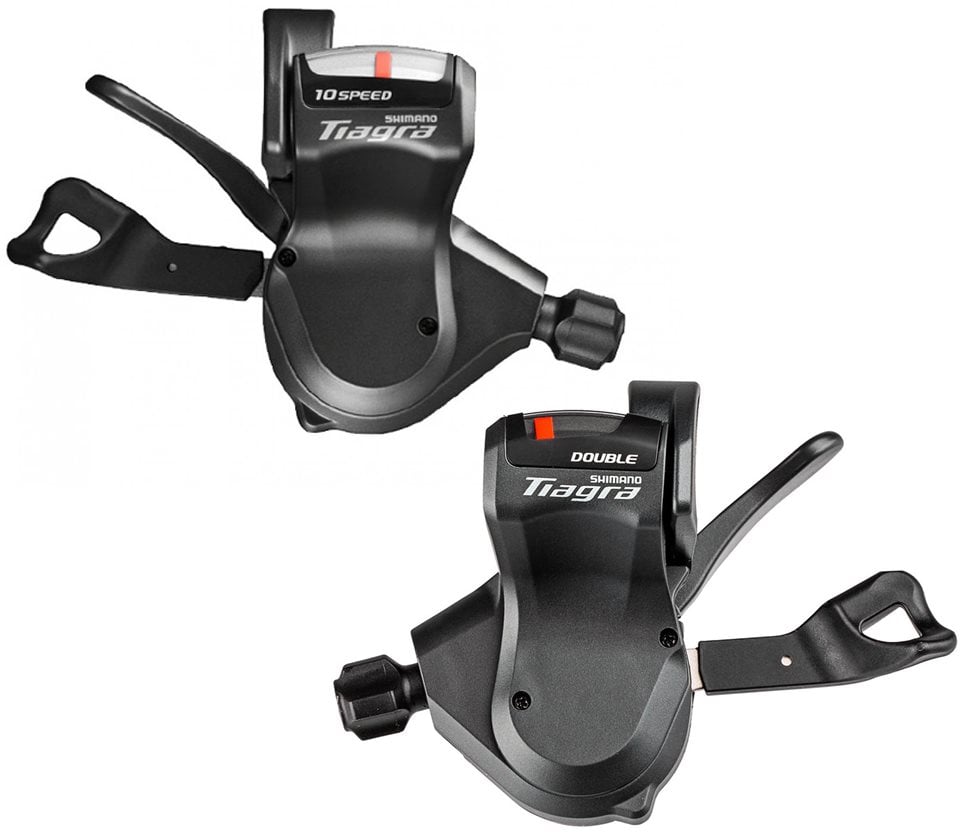 Shimano Tiagra0SPD Flat Bar Shifters | Jenson USA