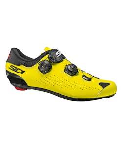 Sidi | Genius 10 Road Shoes Men's | Size 45 In Black/fluo Yellow | Nylon