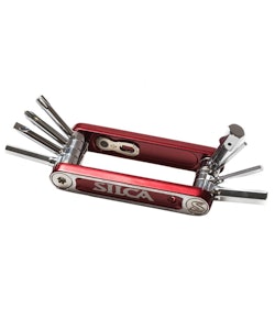 Silca | Nove Italian Army Knife Tool | Red | 9 Tools