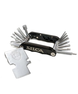 Silca | Venti Italian Army Knife Tool | Black | 20 Tools