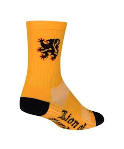 Sock Guy | Flanders Socks Men's | Size Small/Medium in Yellow/Black