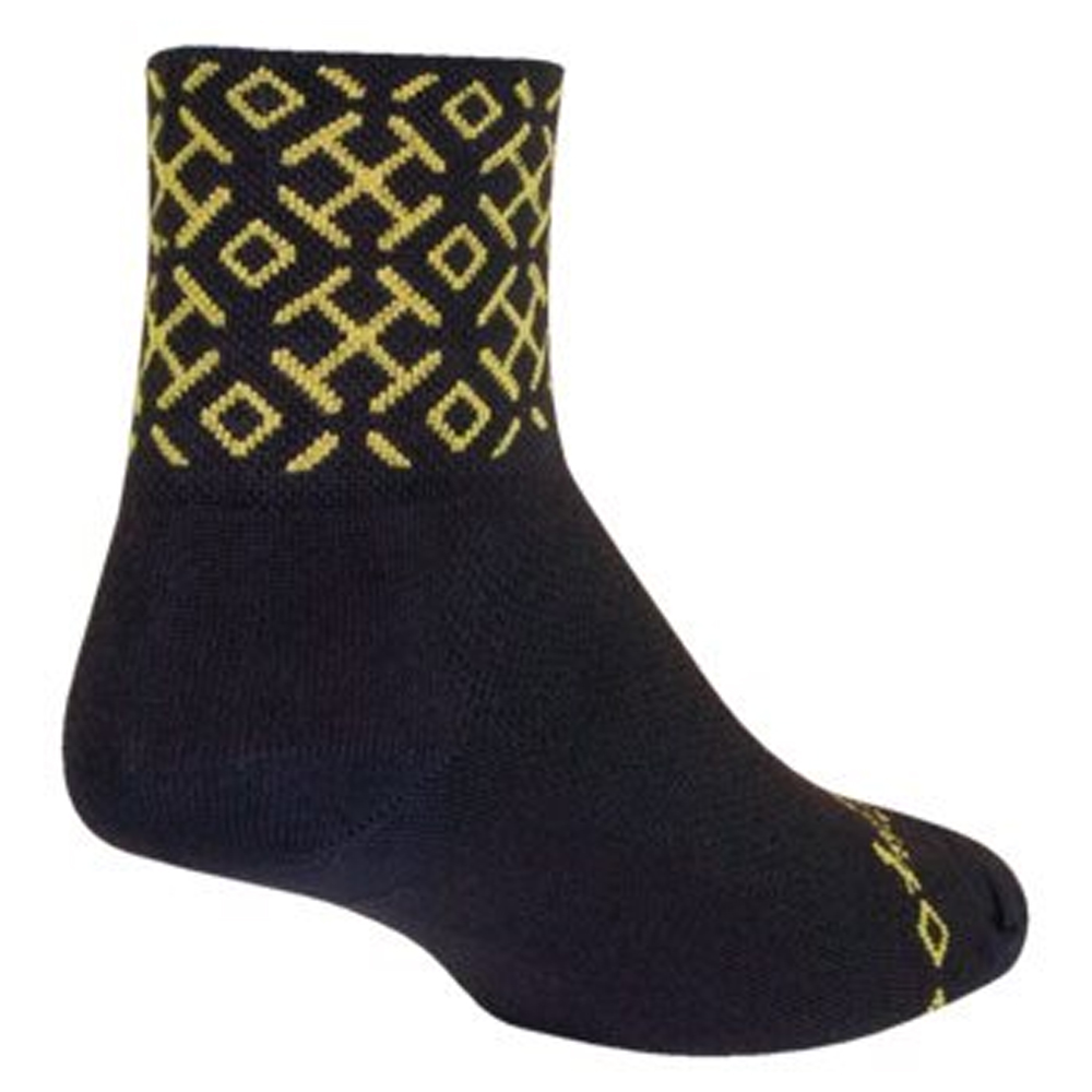 SockGuy Chains Mens Black Socks L/xl for sale online 