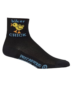 Sock Guy | Biker Chick Cycling Socks Women's | Size Small/Medium in Black