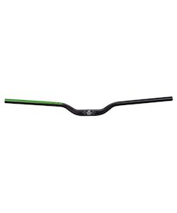 Spank | Spoon 800 handlebar | Black/Green | 40mm Rise | Aluminum