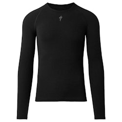 Men's Mesh Base Layer - Black Long Sleeve Cycling Undershirt - Urban  Cycling Apparel