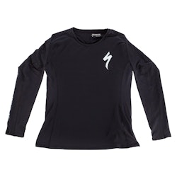 Specialized | Trail Air Women's Jersey Ls | Size Large In Black | Spandex/polyester