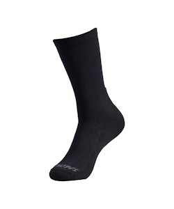 Specialized | Primaloft Lightweight Tall Logo Sock Men's | Size Large In Black | Polyester/elastane/polyamide