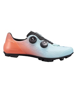 Specialized | S-Works Recon Shoes Men's | Size 36 In Artic Blue/vivid Coral/cobalt Blue | Rubber