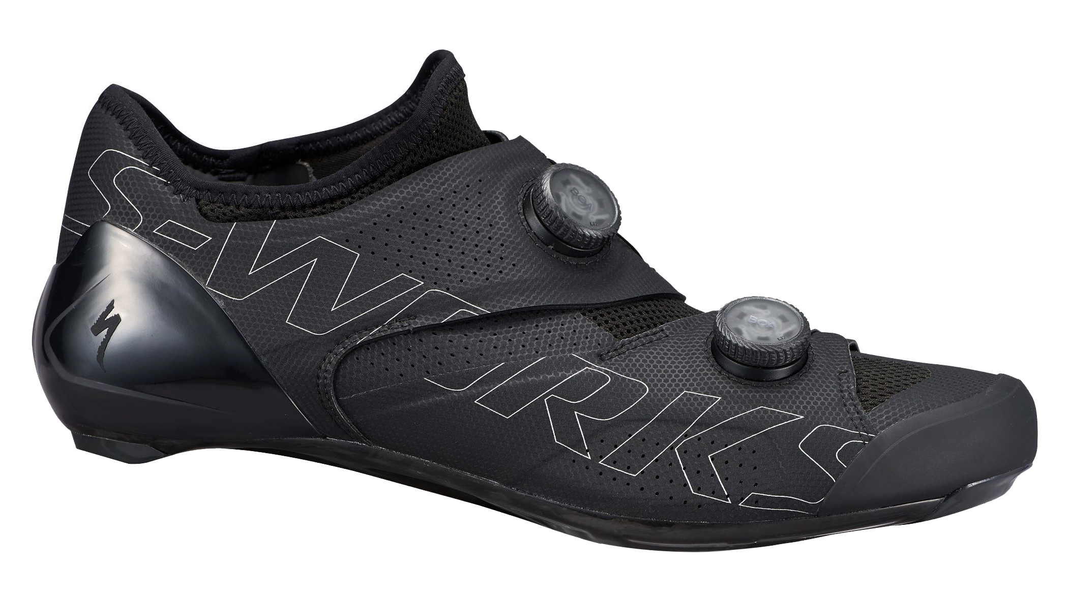 New-Old-Stock Specialized Women's Ember Road Shoes Black w/White BOA 2/3 Bolt 