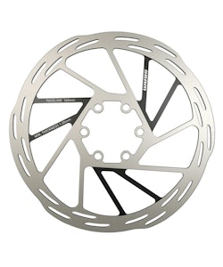 SRAM | Paceline AXS Road Disc Brake Rotor | Silver/Black | 160mm, 6-Bolt