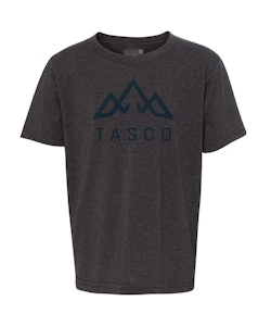 Tasco | Icon Logo Kids T-shirt | Size Extra Small in Charcoal Grey