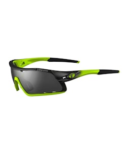 Tifosi | Davos Cycling Sunglasses Men's in Race Neon w/Smoke/Ac Red/Clear Lens