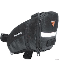 Topeak | Aero Wedge Seat Bag Clip on | Black | Medium, w/ Fixer F25